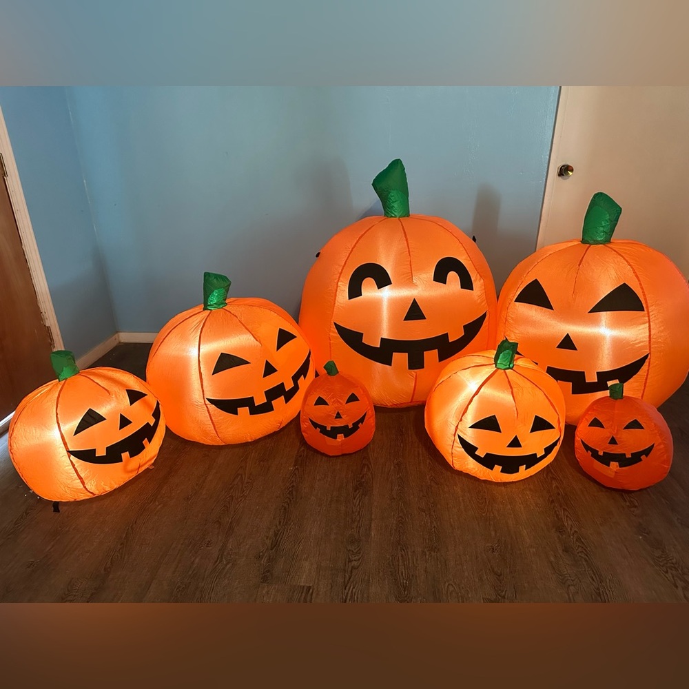 Halloween Inflatable Pumpkin Decor